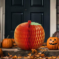 Weekgrat 20'' Giant Honeycomb Pumpkin Decoration Orange Reusable Fall Decor by Deal US