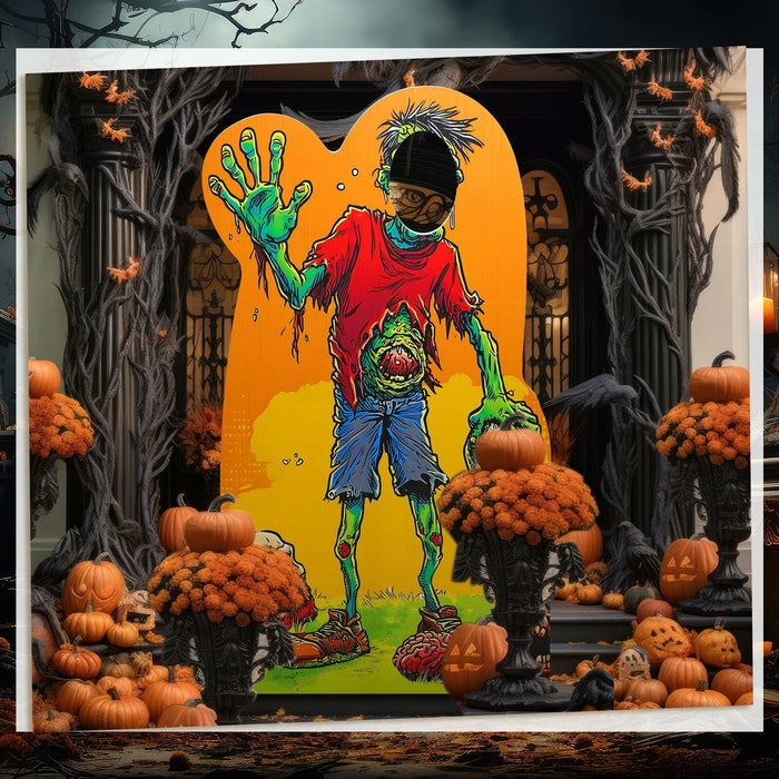 Roowest 6ft Halloween Life Size Cardboard Cutout Prop Party Decoration by Deal US
