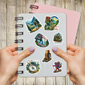 BIGZORO 50 PCS Wilderness Hiking Waterproof Vinyl Stickers Decals Outdoors by Deal US