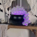 ZUOKEMY Witch Pot Halloween Decoration Light Up Transparent Balls Black by Deal US