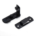 ATEN 90 Degree Stainless Steel Sliding Barn Door Latch Black 1 Pc by Deal US