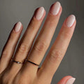 Gifiky Acrylic Press On False Nails Short Almond Nude 24Pcs by Deal US