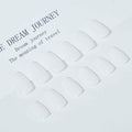 Gifiky Acrylic Press On False Nails Short Almond Nude 24Pcs by Deal US