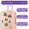 BIGZORO 50 PCS Wilderness Hiking Waterproof Vinyl Stickers Decals Outdoors by Deal US
