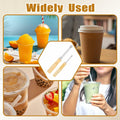 Lusofie 2 Pack Stainless Steel Straw Hole Puncher with Wood Handle by Deal US