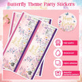 [Like New] Beeveer 12 Set 3.15in Clear Half Ball Candy Dome Shaker Butterfly Labels by Deal US