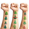 MeoIsDaBest 105 PCS Christmas Tree Temporary Tattoos Multi Color Party Favors by Deal US
