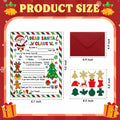 36 Sets Letter to Santa with Envelopes Stickers Coloring Xmas Crafts Kids by Deal US