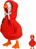 Generic Desk Goose Red Hoodie Mini Goose Costume Table Decor Accessory 7 Inch by Deal US