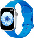 Washun Silicone Band Apple Watch 38-49mm Sport Strap Sapphire Blue Size M/L by Deal US