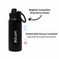 BOLANI MagSafe Water Bottle Stainless Steel 24oz White Insulated Leak Proof by Deal US