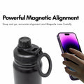 BOLANI MagSafe Water Bottle Stainless Steel 24oz White Insulated Leak Proof by Deal US