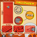 Fanfanwin Halloween Embroidered Ghost Pumpkin Cotton Towels 29x14 Inch 3 Pc by Deal US