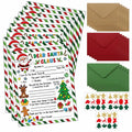 36 Sets Letter to Santa with Envelopes Stickers Coloring Xmas Crafts Kids by Deal US