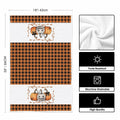 Artoid Mode Halloween Kitchen Towels 18x26 Inch Orange Black Set of 2 by Deal US