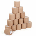 JHGIC Self Adhesive Bandage Tape Wrap 2in x 5yd 16 Rolls Beige Skin Color by Deal US