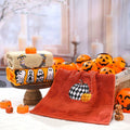 Fanfanwin Halloween Embroidered Ghost Pumpkin Cotton Towels 29x14 Inch 3 Pc by Deal US