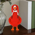 Generic Desk Goose Red Hoodie Mini Goose Costume Table Decor Accessory 7 Inch by Deal US