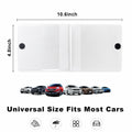 Yourkar 4PCS Car Registration Insurance Holder Organizer Magic Tape White Big by Deal US