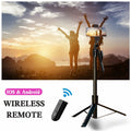 OUSHAACK 69in Phone Tripod Selfie Stick Lightweight Stand with Remote by Deal US
