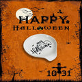 LXX1 Halloween Ceramic Spoon Rest Coffee Bar Holder White Mini Porcelain by Deal US