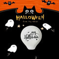 LXX1 Halloween Ceramic Spoon Rest Coffee Bar Holder White Mini Porcelain by Deal US