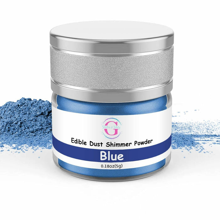Glitter & Glitz Edible Drink Glitter Luster Dust Blue 5g Cocktail Baking by Deal US