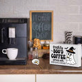 LXX1 Halloween Ceramic Spoon Rest Coffee Bar Holder White Mini Porcelain by Deal US
