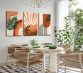 FEOWE 3Pcs Floral Botanical Canvas Wall Art Multicolor 12x16in Set by Deal US