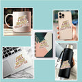 NAAFARI Just One More Chapter Waterproof Vinyl Stickers 3x2.8in 5pcs Multi Color by Deal US