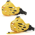 Petyouyou Dog Muzzle Basket Nylon Yellow XL Snout 10.75-12" Size XL by Deal US