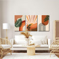 FEOWE 3Pcs Floral Botanical Canvas Wall Art Multicolor 12x16in Set by Deal US