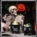 Conelist Halloween Skeleton Skull Candle Set Gothic Vintage Soybean Wax 2 Pcs by Deal US