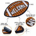 MAINEVENT Fall Football Door Mat 30x17 Inch Outdoor Coir Welcome Rug by Deal US