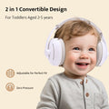 ALICHIC 2-in-1 Convertible Baby Noise Cancelling Earmuffs Infant Toddler by Deal US