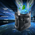LMAMANWU Portable Rechargeable Neck Fan 4 Speeds 9200RPM Black by Deal US