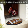 MAINEVENT Fall Football Door Mat 30x17 Inch Outdoor Coir Welcome Rug by Deal US