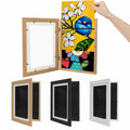 OAICAI Kids Art Frame A4 12.59x9.44 Log Color Dinosaur Minimalist 1PC by Deal US