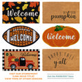 MAINEVENT Fall Football Door Mat 30x17 Inch Outdoor Coir Welcome Rug by Deal US