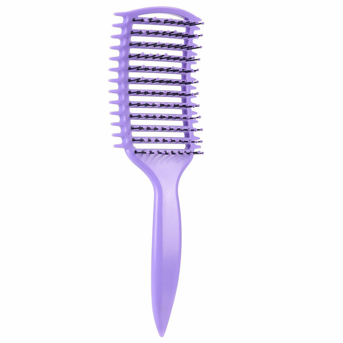 manrator Curl Defining Brush Purple Vented Detangling Frizz Control Hair by Deal US