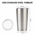 WOOKOO Nurse Tumbler 20oz Stainless Steel Holiday Gift 1 Count by Deal US