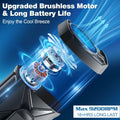 LMAMANWU Portable Rechargeable Neck Fan 4 Speeds 9200RPM Black by Deal US