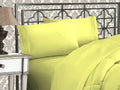 Elegant Comfort 1500 Microfiber 4-Piece Bed Sheet Set Twin/Twin XL Pistachio by Deal US
