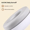 ALICHIC 2-in-1 Convertible Baby Noise Cancelling Earmuffs Infant Toddler by Deal US