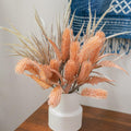 Ivydale 7 PCS Artificial Fall Stems 26in Orange Silk Leaves Flowers by Deal US