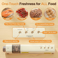EUUZ 2-in-1 Vacuum Sealer with 40 Bags, Automatic, Beige, Handheld & Countertop by Deal US