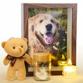Sognotoy Wooden Dog Memorial Picture Frame 7x5 Sympathy Gift by Deal US