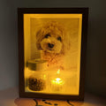 Sognotoy Wooden Dog Memorial Picture Frame 7x5 Sympathy Gift by Deal US