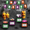 Meanplan Halloween Witch Party Favors Black Mini Cauldrons 2.8" 12pcs by Deal US