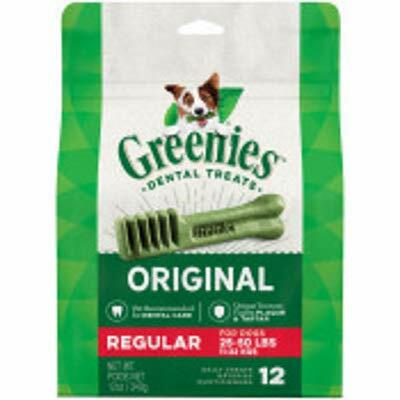 BestBy11/25 Greenies Treat-Pak Regular Dogs 12oz 24ct Dental Chews by Deal US